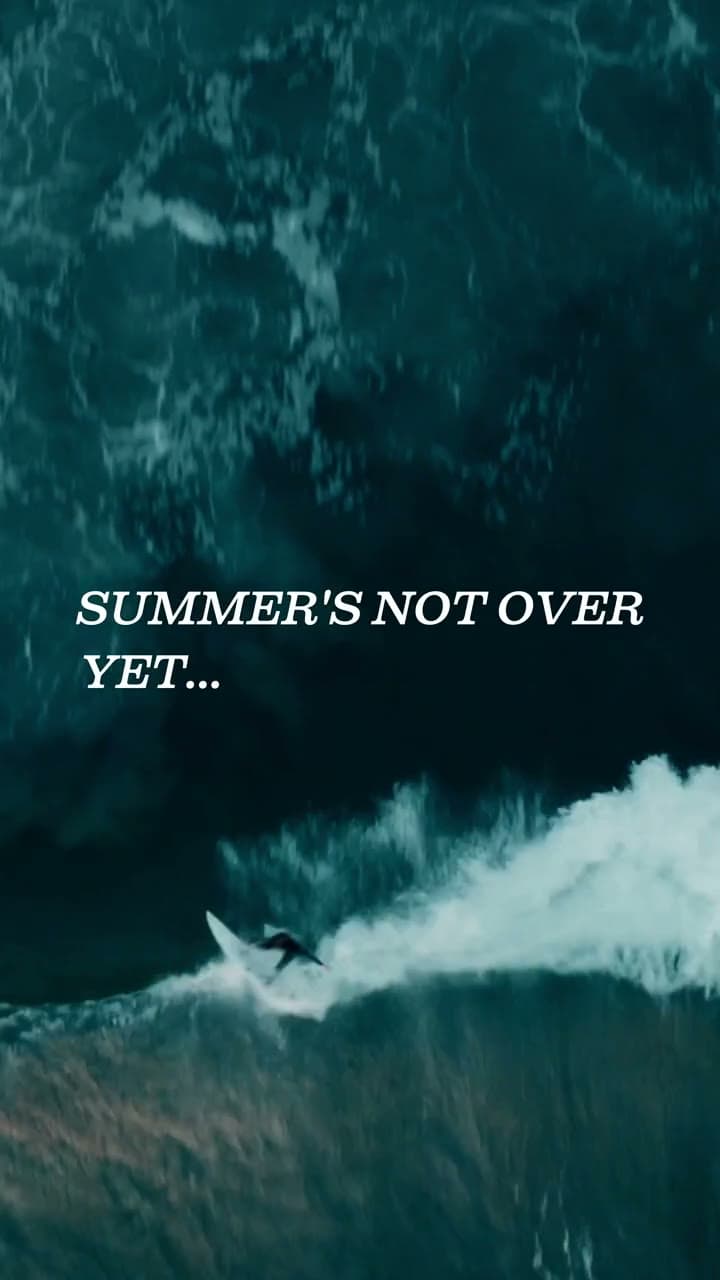 Tide And Wave promo reel with coastal movement imagery and summer campaign typography
